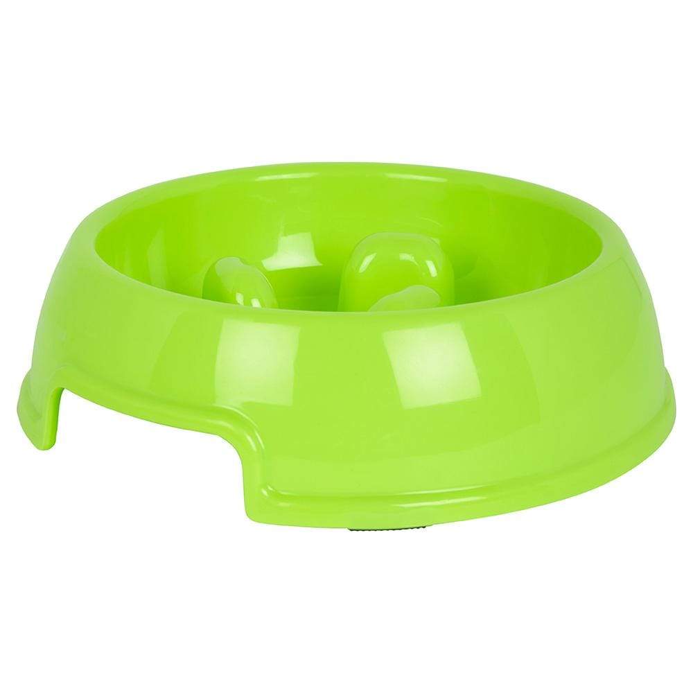 Dog Pet Slow Feeder Plastic Food Bowl Bunty Pet Products