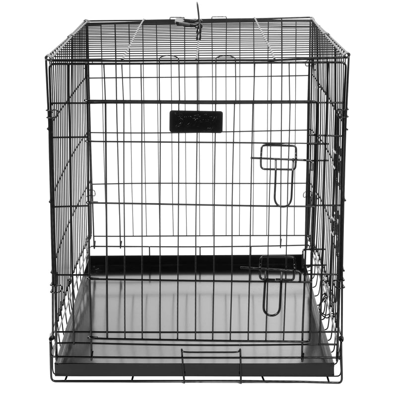 Bunty Metal Dog Cage Crate Bed Portable Pet Puppy Training Travel Carrier Basket