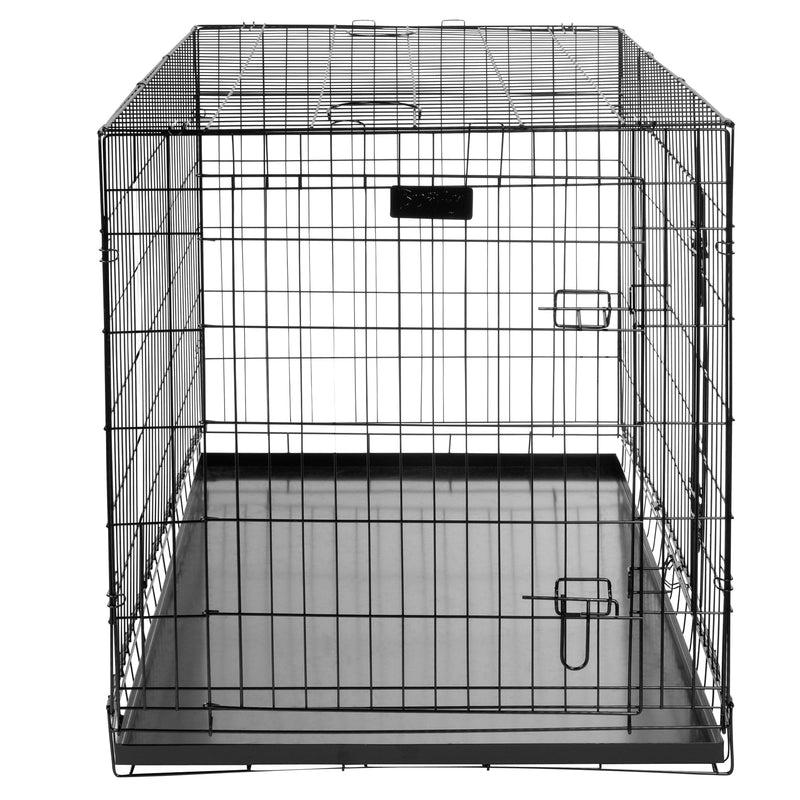 Bunty Metal Dog Cage Crate Bed Portable Pet Puppy Training Travel Carrier Basket