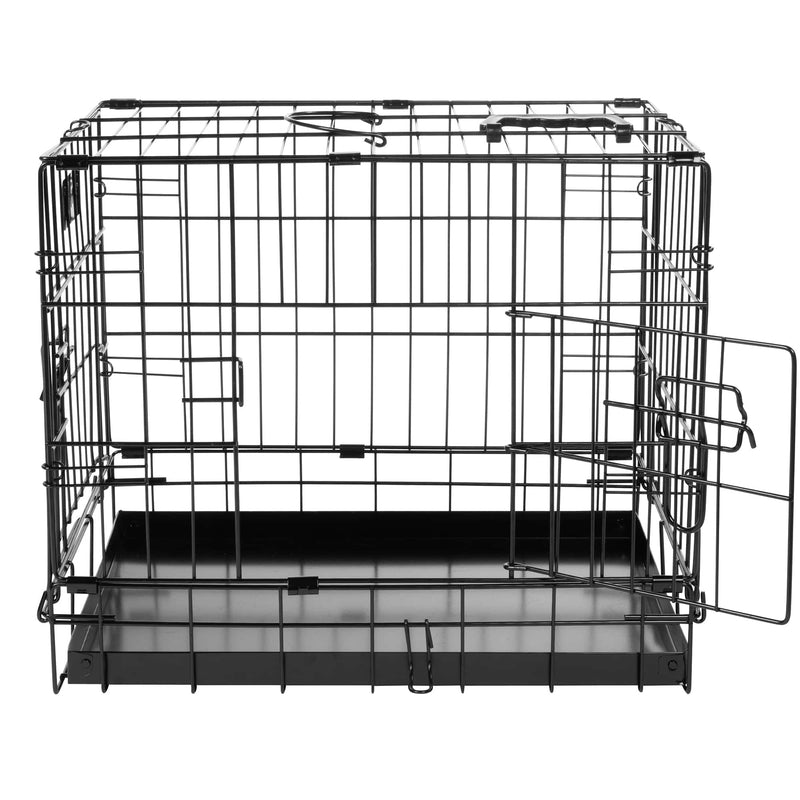 Bunty Metal Dog Cage Crate Bed Portable Pet Puppy Training Travel Carrier Basket