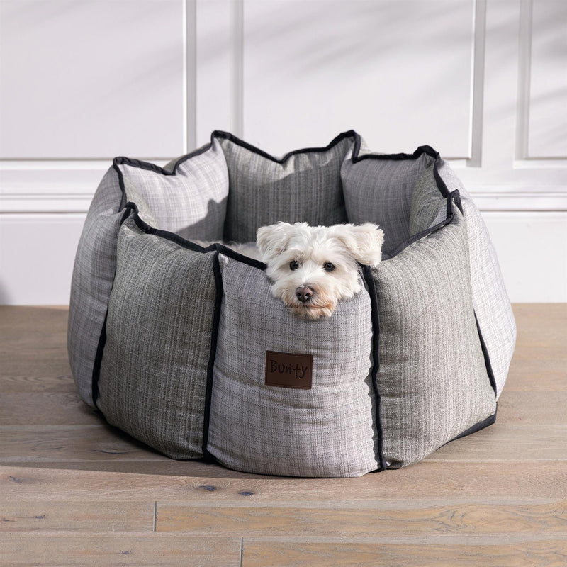 Grey High Sided Dog Bed - Bunty Windsor