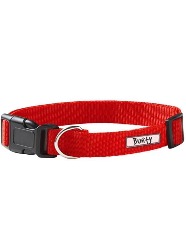 Dog Puppy Collar with Buckle & Clip for Lead, Adjustable Soft Fabric