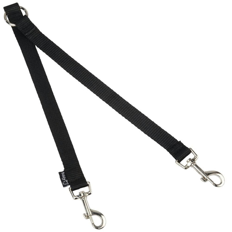 Double Dog Lead Splitter with Clip for Collar Harness