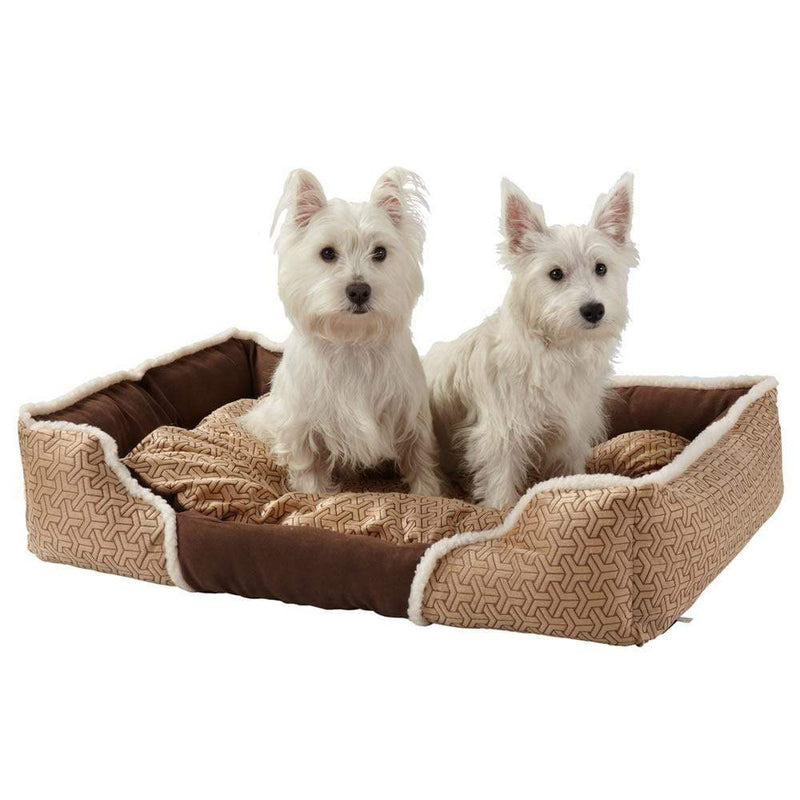 Bunty Kensington Dog Bed Soft Washable Fleece Fur Cushion Warm Luxury Pet Basket