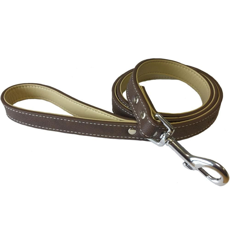 Dog Collar & Lead - Leather Style