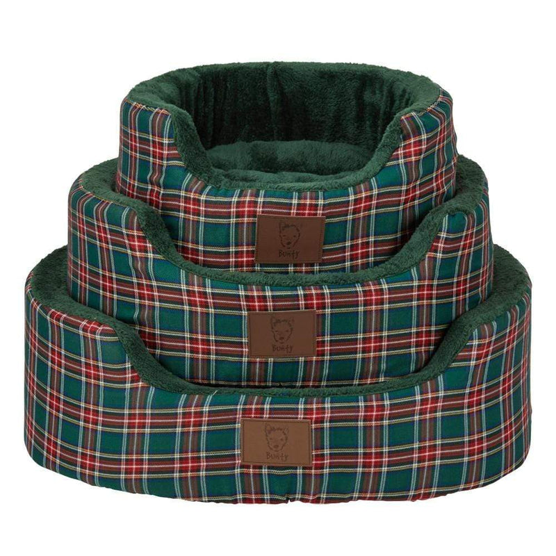 Tartan dog bed hot sale