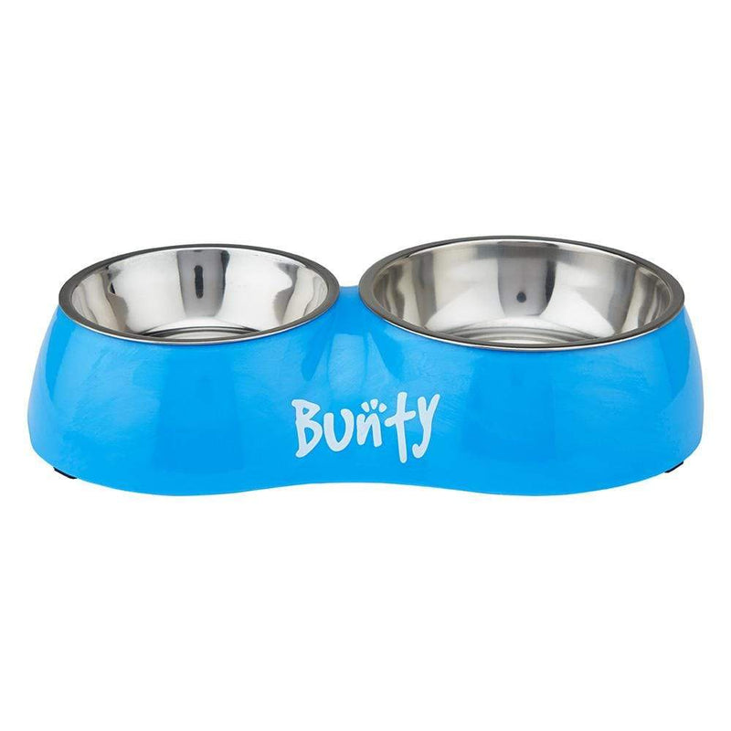 Bunty Melamine Double Dog Bowl