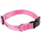 Dog Puppy Collar with Buckle & Clip for Lead, Adjustable Soft Fabric